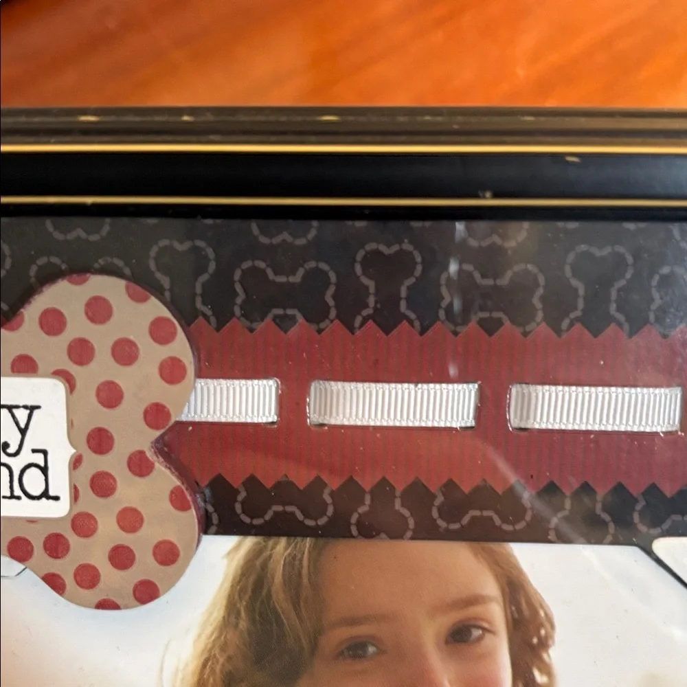 Black and Red Photo Frame - Furry Friend 6x4 photo NEW - Picture 3 of 4